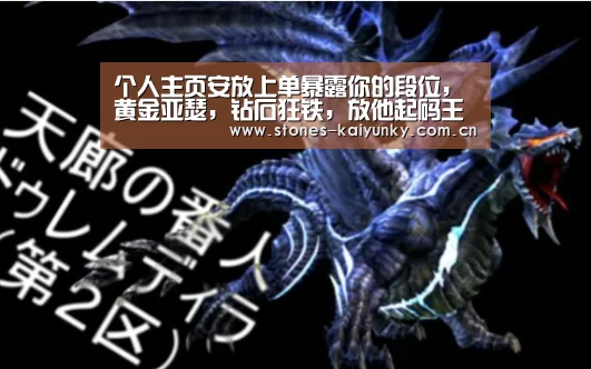 个人主页安放上单暴露你的段位,黄金亚瑟,钻石狂铁,放他起码王者!“开云体育下载”(图4) 开云官网